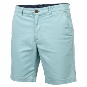 Ted Baker London Flat Front Chino Shorts Minty Green Size 40